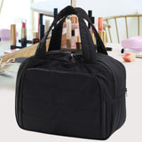 Maxbell Travel Makeup Bag Large Capacity Handbag Cosmetic Pouch for Home Wife Sister Black