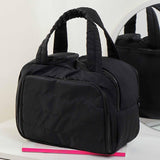 Maxbell Travel Makeup Bag Large Capacity Handbag Cosmetic Pouch for Home Wife Sister Black