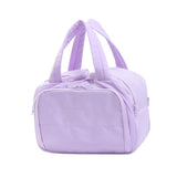 Maxbell Travel Makeup Bag Large Capacity Handbag Cosmetic Pouch for Home Wife Sister Purple