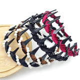 Maxbell Headband Beauty Hair Accessories Fashion Effortless Headwear for Gifts Girls Red