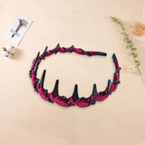 Maxbell Headband Beauty Hair Accessories Fashion Effortless Headwear for Gifts Girls Red