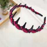 Maxbell Headband Beauty Hair Accessories Fashion Effortless Headwear for Gifts Girls Red