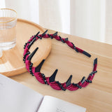 Maxbell Headband Beauty Hair Accessories Fashion Effortless Headwear for Gifts Girls Red