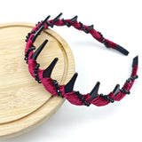 Maxbell Headband Beauty Hair Accessories Fashion Effortless Headwear for Gifts Girls Red