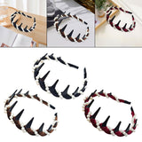 Maxbell Headband Classic 90S with Teeth Comb Beauty Hairband for Girls Gifts Black