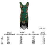 Maxbell Women Sequin Dress V Neck Embellished for Stage Performance