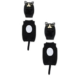 Maxbell Halloween Cat Costume Outfit with Headgear for Festival Age 2-13 Years Party 59cm length