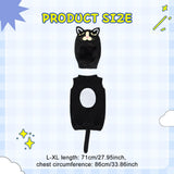 Maxbell Halloween Cat Costume Outfit with Headgear for Festival Age 2-13 Years Party 71cm length