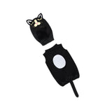Maxbell Halloween Cat Costume Outfit with Headgear for Festival Age 2-13 Years Party 71cm length