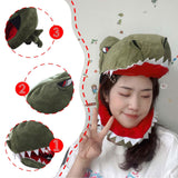 Maxbell Dinosaur Costume Hat Adjustable Headpiece Dress up for Friend Adults Cosplay