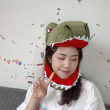 Maxbell Dinosaur Costume Hat Adjustable Headpiece Dress up for Friend Adults Cosplay