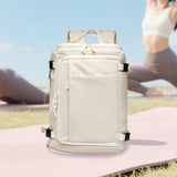 Maxbell Travel Backpack Outdoor Sport Climbing Yoga Sport Camping Women Men Backpack White