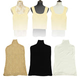 Maxbell Upper Body Mannequin Cover Soft Washable for Boutique Clothes Models Styling Yellow Lace