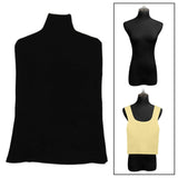 Maxbell Upper Body Mannequin Cover Soft Washable for Boutique Clothes Models Styling Black Cloth