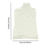 Maxbell Upper Body Mannequin Cover Soft Washable for Boutique Clothes Models Styling White Milk Silk