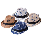 Maxbell Fedoras Sun Protection Summer Fashion Panama Hat for Vocation Hiking Holiday white