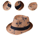 Maxbell Fedoras Sun Protection Summer Fashion Panama Hat for Vocation Hiking Holiday khaki