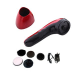 Maxbell Electric Shoe Polisher Brush Leather Care Device for Sofa Leather Shoes Bags Red