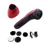 Maxbell Electric Shoe Polisher Brush Leather Care Device for Sofa Leather Shoes Bags Red