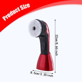 Maxbell Electric Shoe Polisher Brush Leather Care Device for Sofa Leather Shoes Bags Red