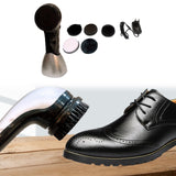 Maxbell Electric Shoe Polisher Brush Leather Care Device for Sofa Leather Shoes Bags Silver