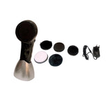 Maxbell Electric Shoe Polisher Brush Leather Care Device for Sofa Leather Shoes Bags Silver