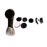 Maxbell Electric Shoe Polisher Brush Leather Care Device for Sofa Leather Shoes Bags Silver