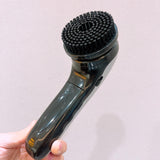 Maxbell Electric Shoe Polisher Brush Leather Care Device for Sofa Leather Shoes Bags Silver