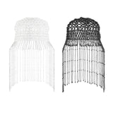 Maxbell Tassel Pearl Headpiece Flapper Bridal Tassel Cap for Parties Wedding Cosplay