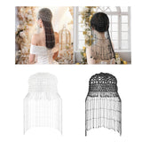 Maxbell Tassel Pearl Headpiece Flapper Bridal Tassel Cap for Parties Wedding Cosplay