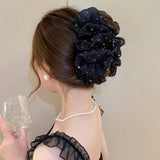 Maxbell Hair Clip Portable Gift for Women Girls Stylish Hairs Clamp Hair Accessories Black