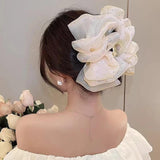 Maxbell Hair Clip Portable Gift for Women Girls Stylish Hairs Clamp Hair Accessories Beige