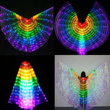 Maxbell LED Butterfly Wings Belly Dance Costume for Stage Show Christmas