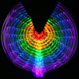 Maxbell LED Butterfly Wings Belly Dance Costume for Stage Show Christmas