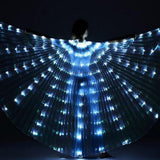 Maxbell LED Butterfly Wings Belly Dance Costume for Stage Show Christmas