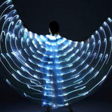Maxbell LED Butterfly Wings Belly Dance Costume for Stage Show Christmas