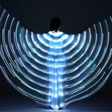 Maxbell LED Butterfly Wings Belly Dance Costume for Stage Show Christmas