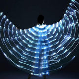 Maxbell LED Butterfly Wings Belly Dance Costume for Stage Show Christmas