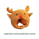 Maxbell Cartoon Christmas Reindeer Headdress Photo Prop 30x30cm Creative Costume Hat