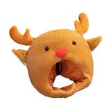 Maxbell Cartoon Christmas Reindeer Headdress Photo Prop 30x30cm Creative Costume Hat