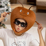 Maxbell Plush Animal Hat ANT Headwear for Event Performance Birthday Party Halloween