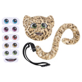 Maxbell Faux Leopard Mask and Tail Cosplay Costume for Stage Show Soft Bendable Tail Style A