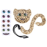 Maxbell Faux Leopard Mask and Tail Cosplay Costume for Stage Show Soft Bendable Tail Style A
