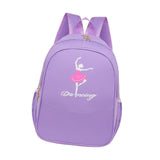 Maxbell Ballet Dance Backpack Portable Children Dancing Tap Cute Girls Ballerina Bag Violet