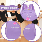 Maxbell Ballet Dance Backpack Portable Children Dancing Tap Cute Girls Ballerina Bag Violet