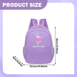 Maxbell Ballet Dance Backpack Portable Children Dancing Tap Cute Girls Ballerina Bag Violet