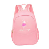 Maxbell Ballet Dance Backpack Portable Children Dancing Tap Cute Girls Ballerina Bag Pink