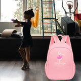 Maxbell Ballet Dance Backpack Portable Children Dancing Tap Cute Girls Ballerina Bag Pink