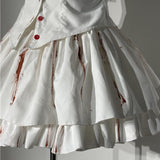 Maxbell Halloween Maid Costume Party Role Play Bloody Outfit Cosplay Accessories Set S