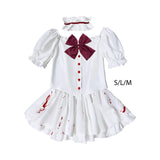 Maxbell Halloween Maid Costume Party Role Play Bloody Outfit Cosplay Accessories Set S